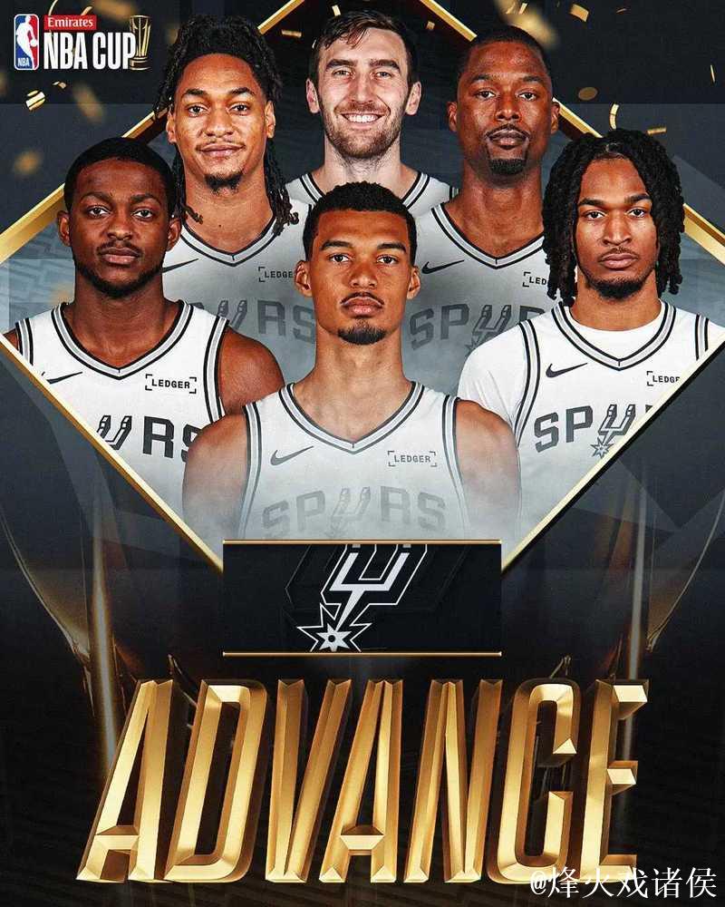 文班亚马复出22+9 马刺险胜雷霆晋级NBA杯决赛